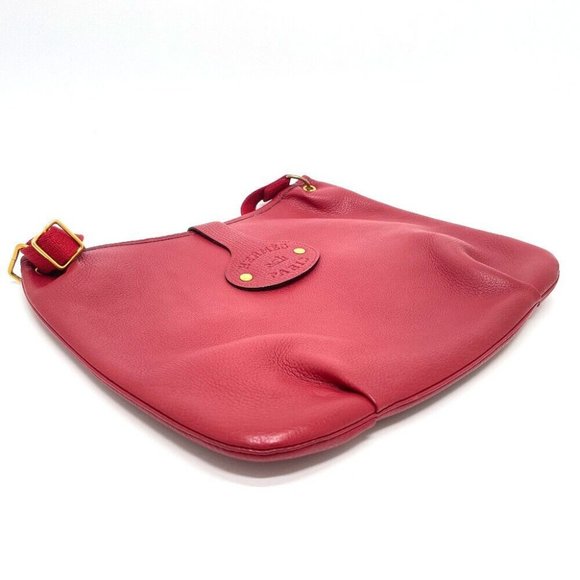 HERMES Rodeo Shoulder Bag Taurillon Clemence Red - Picture 6 of 12